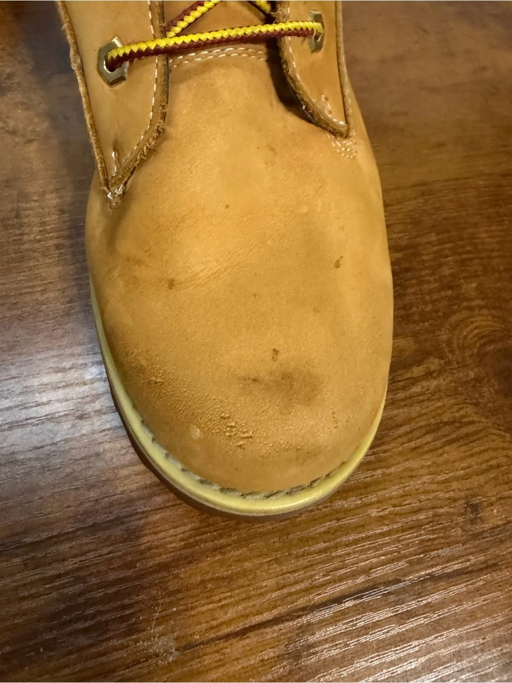 Timberland Kids Tall Lace-Up Boots in Wheat and Dark Brown